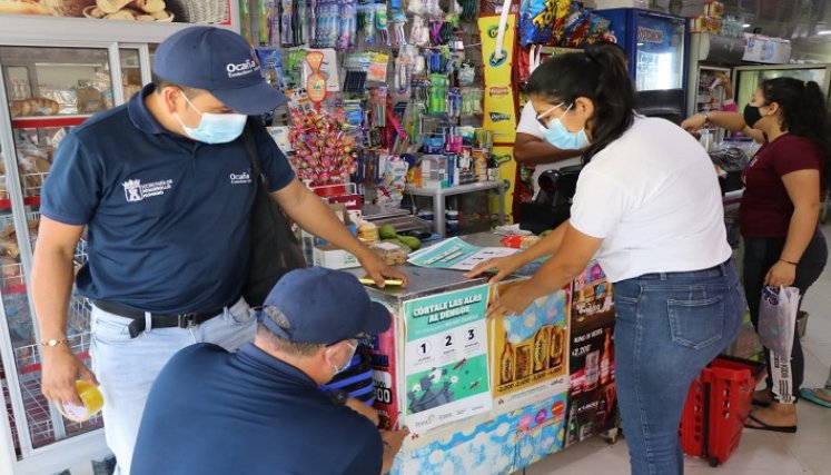 En todos los sectores se difunden los mensajes para prevenir la enfermedad.