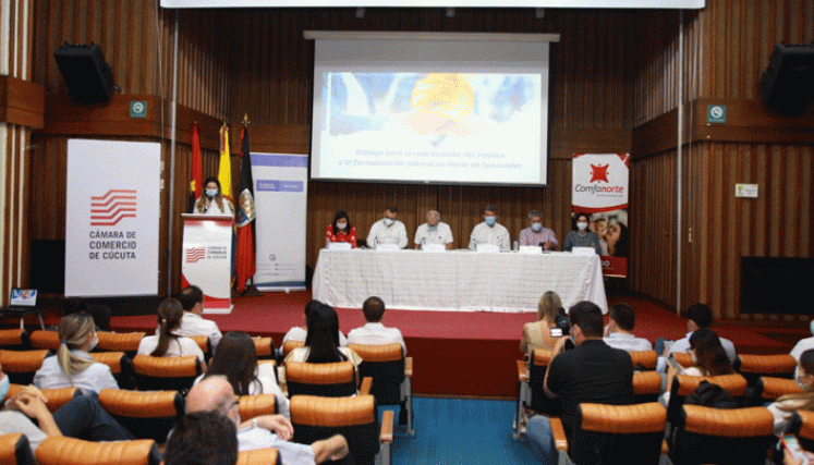 Diálogo para la reactivación del empleo y la formalización laboral en Norte de Santander.