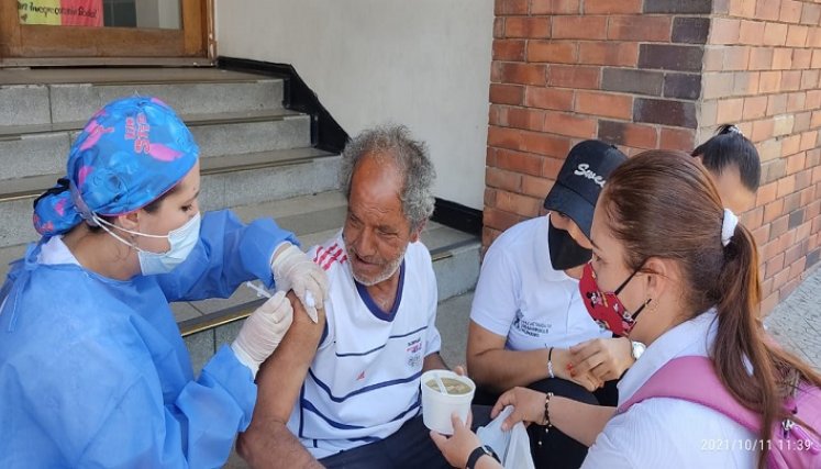El hospital avanza con el plan de inmunización en Ocaña.