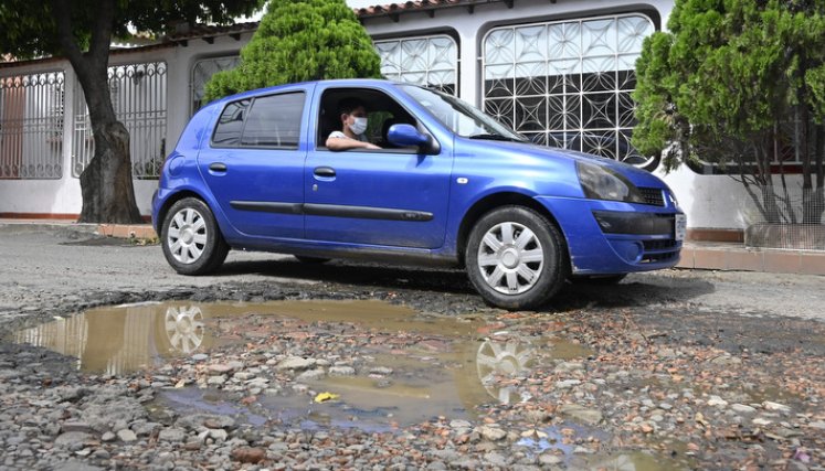 Huecos en las calles de Cúcuta