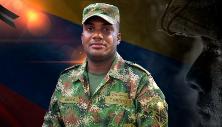El uniformado fallecido fue identificado como el soldado profesional Jhon Byron Angulo Angulo.