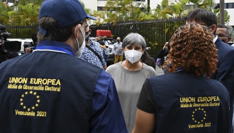 Las autoridades venezolanas se mostraron en el pasado reticentes a permitir la entrada de observadores internacionales./AFP