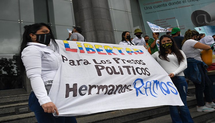 Manifestaciones en Caracas. 
