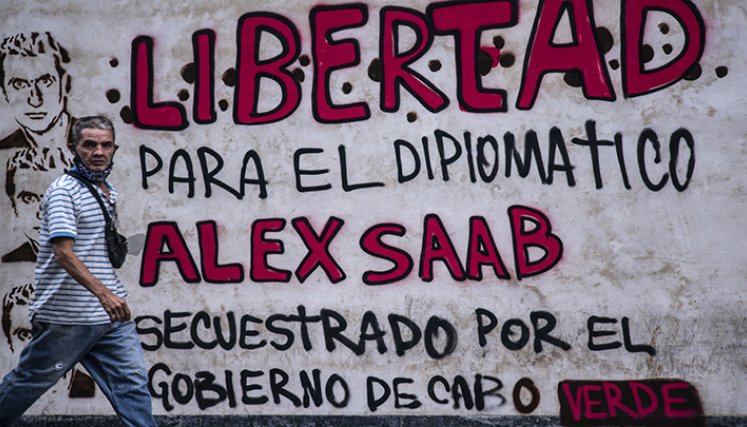 Mural Alex Saab.