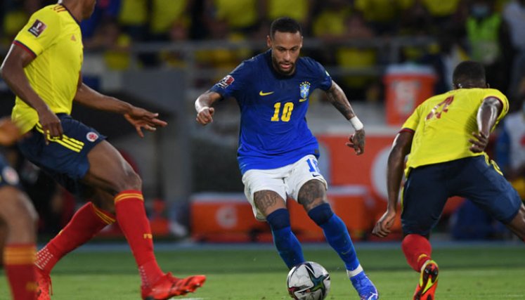 Neymar Jr, figura de la selección brasilera. 