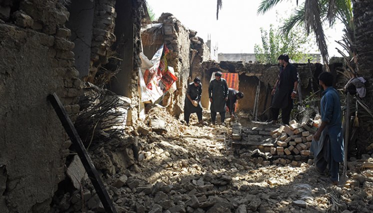 Terremoto en Pakistán. 