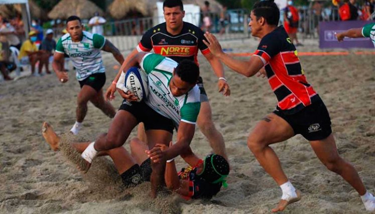 Selección Norte de rugby playa subcampeón en Juegos Nacionales de Mar y Playa.