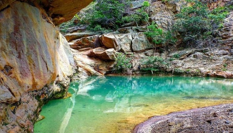 Pozo Azul, ubicado en la población de Lobatera del estado Táchira. /Foto: Cortesía/ La Opinión 
