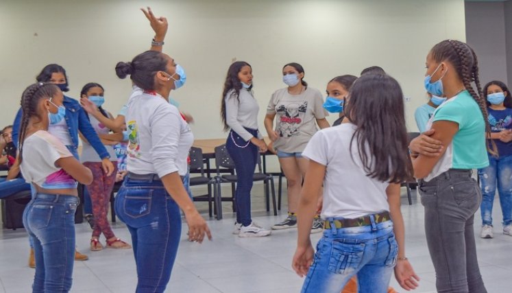Niñas aprenden a empoderarse a través del diálogo en derechos y valores./Cortesía