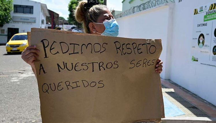 familiares exigen la intervención de los órganos de control./Foto Jorge Gutiérrez