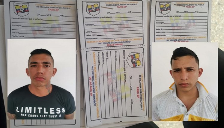 Fueron procesados por los delitos de porte, tráfico y fabricación de armas de fuego.