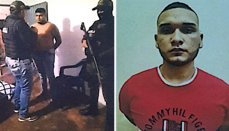 Camilo Osorio Coneo y Jhon Ortega Forero fueron capturados por la Policía.