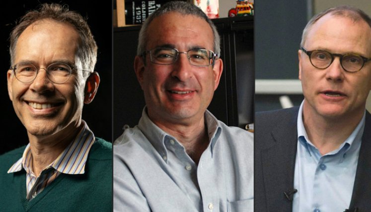 Guido Imbens, Joshua Angrist y Guido Imbens se ganaron el Nobel de Economía por contribuir al mercado laboral, la migración y la educación. / Foto: AFP