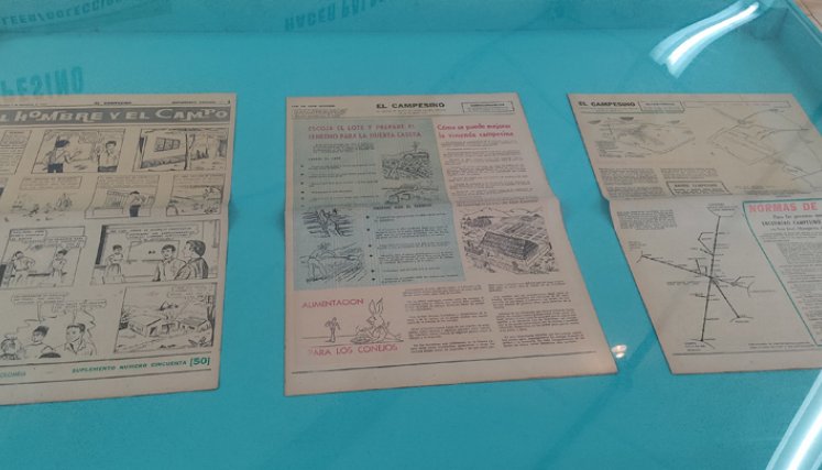 El Área Cultural del Banco de la República, en Cúcuta, tiene abierta desde marzo la exposición ‘Radio Sutatenza, una revolución cultural en el campo colombiano (1947-1994)’. / Foto: La Opinión
