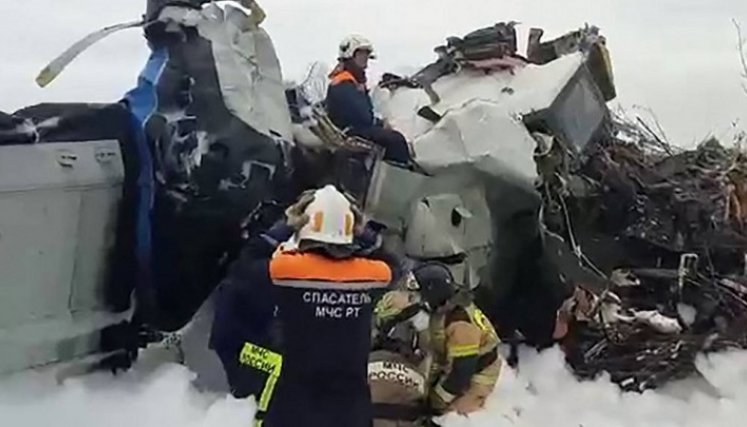 Dieciséis muertos al estrellarse un avión en Rusia./Foto: internet
