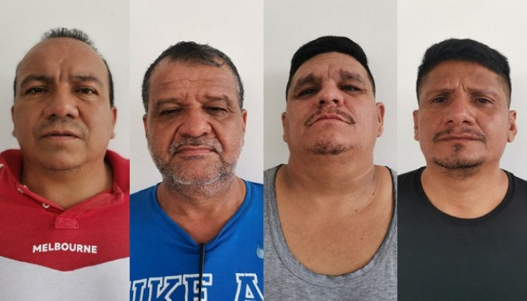 Los capturados deberán responder por concierto para delinquir y porte ilegal de armas.