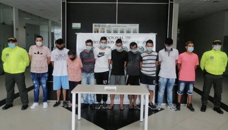 Los detenidos delinquían en Los Alpes, Carora, Loma de Bolívar y Pueblo Nuevo.