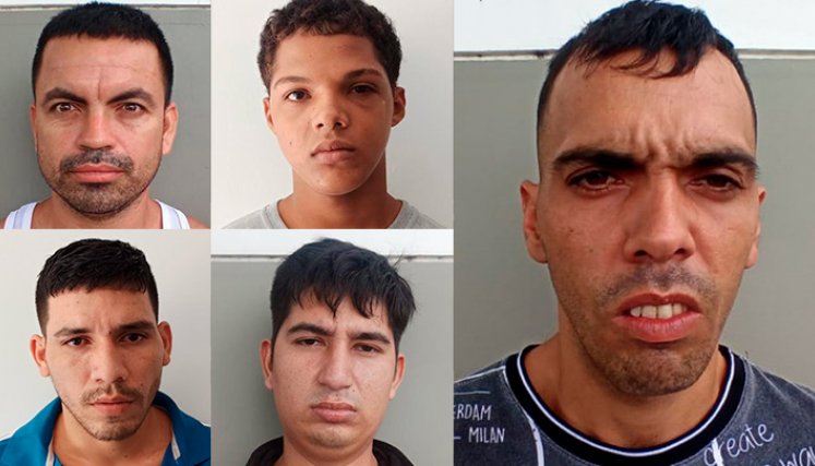 Cinco ladrones fueron detenidos en hechos aislados.
