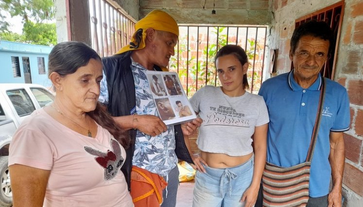 Luis Emel Claro Durán recibió un disparo en la cara, en 2019.