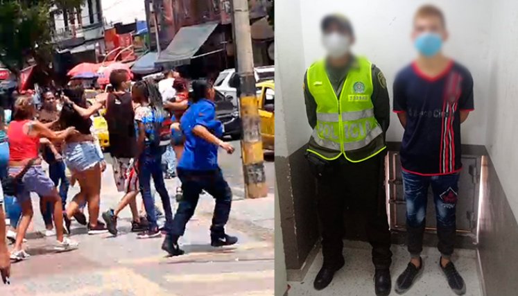 El hombre fue capturado por la Policía y le encontraron la navaja con que atacó a la adolescente.