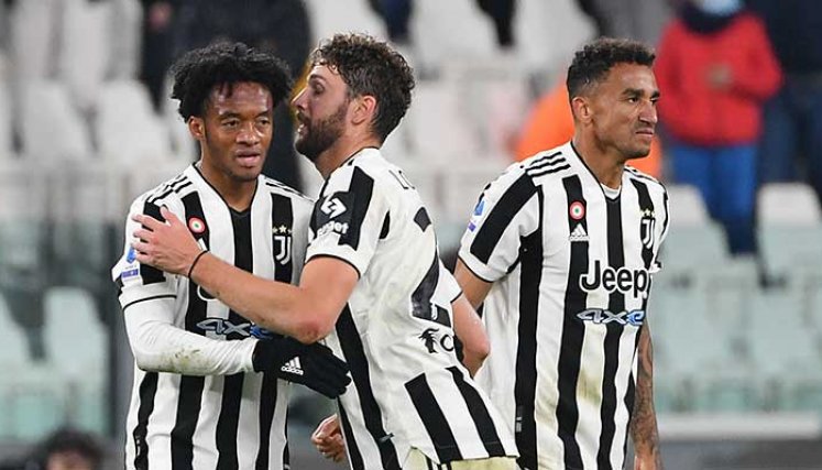 El colombiano Juan Guillermo Cuadrado fue el salvador de la Juventus este sábado.