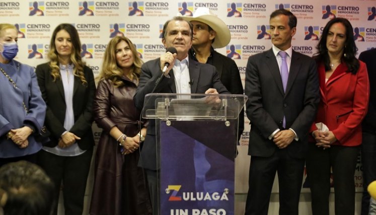 Óscar Iván Zuluaga fue el acreedor del aval del Centro Democrático para las presidenciales. /Foto Cortesía