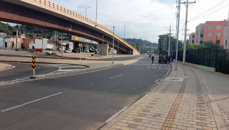 Intersección vial de Cuatro Vientos./Foto Orlando Carvajal