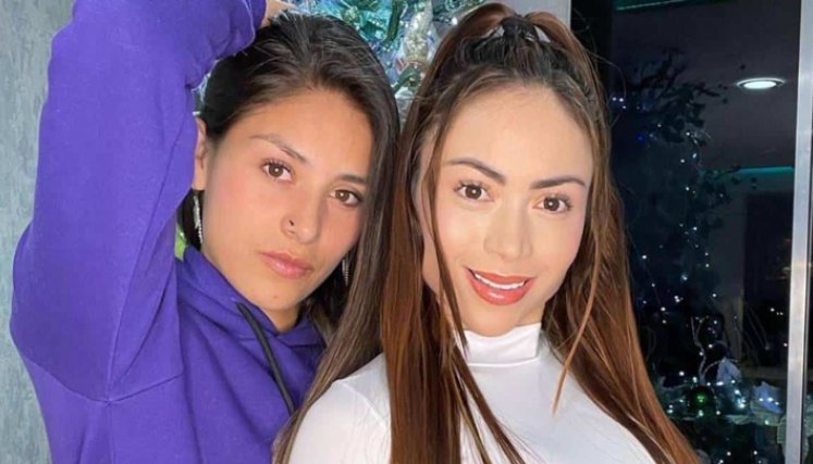 La empresaria aprovechó que el equipo de Independiente Santa Fe, donde juega su pareja, pasó a la final de la Copa Libertadores de América.