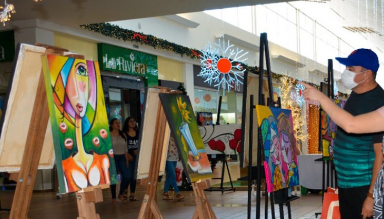 Las obras estarán exhibidas para la venta en el centro comercial Jardín Plaza el 3, 4 y 5 de diciembre. / Foto: Cortesía
