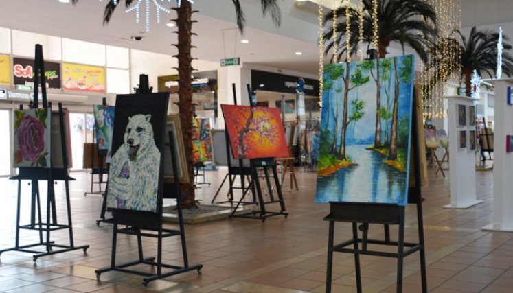Las obras estarán exhibidas para la venta en el centro comercial Jardín Plaza el 3, 4 y 5 de diciembre. / Foto: Cortesía