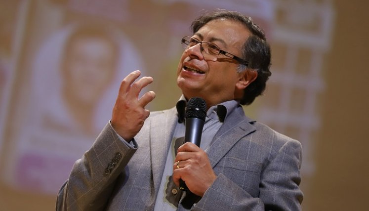 Gustavo Petro, precandidato presidencial del Pacto Histórico./Foto archivo Colprensa
