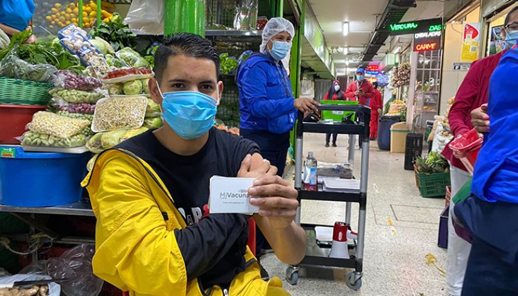 Vacunación en Colombia.