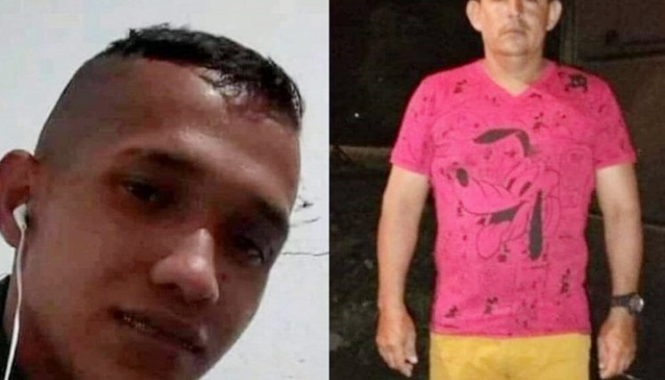 Rafael Manrique Tarazona, de 40 años (a la derecha) y su sobrino Óscar Enrique Lindarte Tarazona, de 22 (a la izquierda).