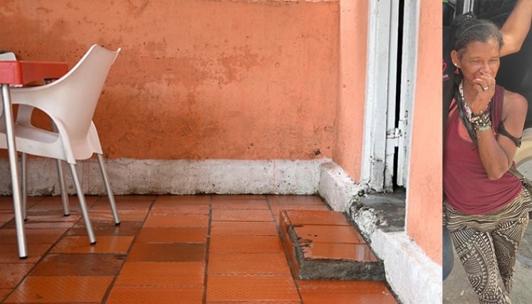 En ese lugar fue encontrada con dos disparos en la madrugada.