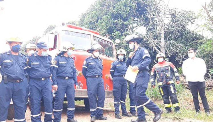 Cuerpo de Bomberos de Los Patios./Foto cortesía