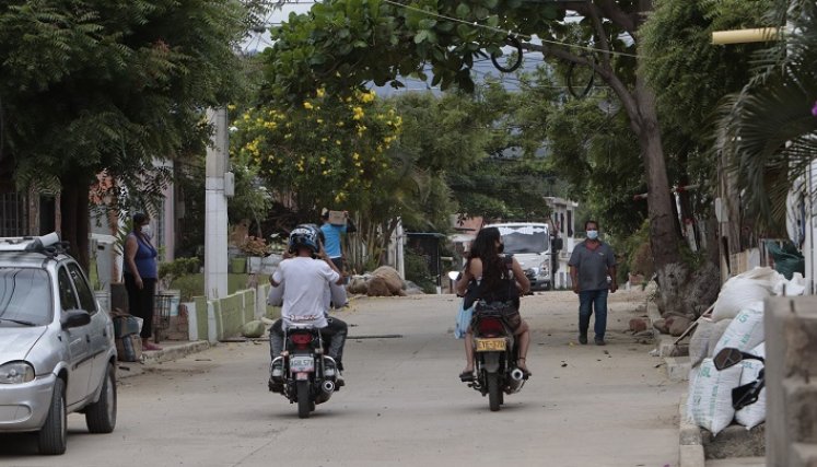 Hurto en motocicleta.