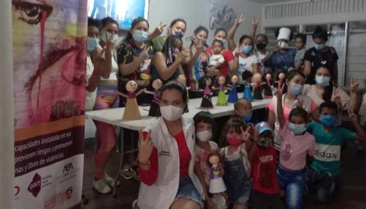 Mujeres migrantes se benefician de plataforma de impacto social. / Foto: Cortesía