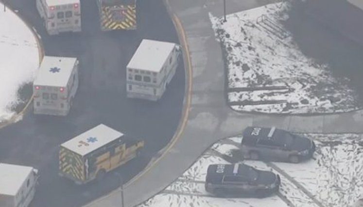 El presunto autor de los disparos, que también es un estudiante en esa secundaria, fue detenido. / Foto: Twitter