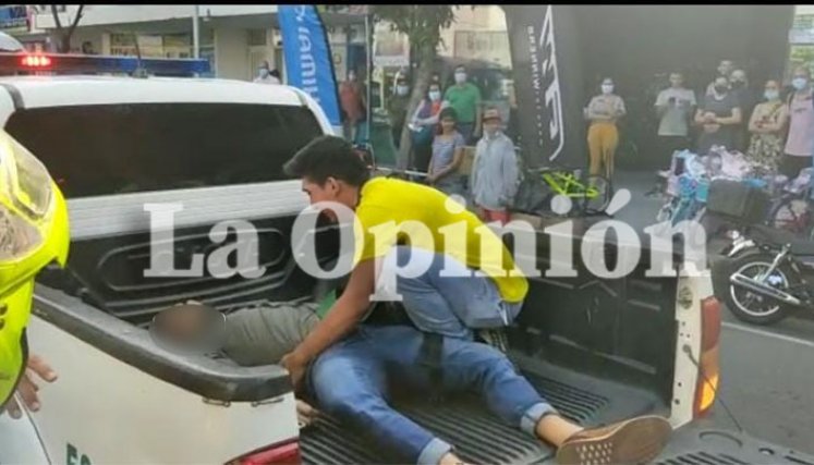 En medio de un hurto hieren a un hombre en el centro de Cúcuta