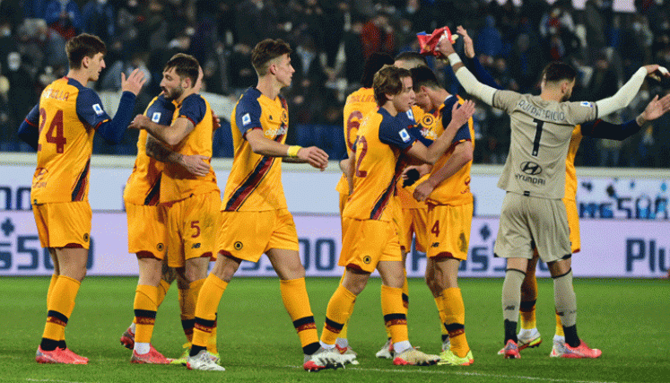 La  Roma le ganó al Atalanta 