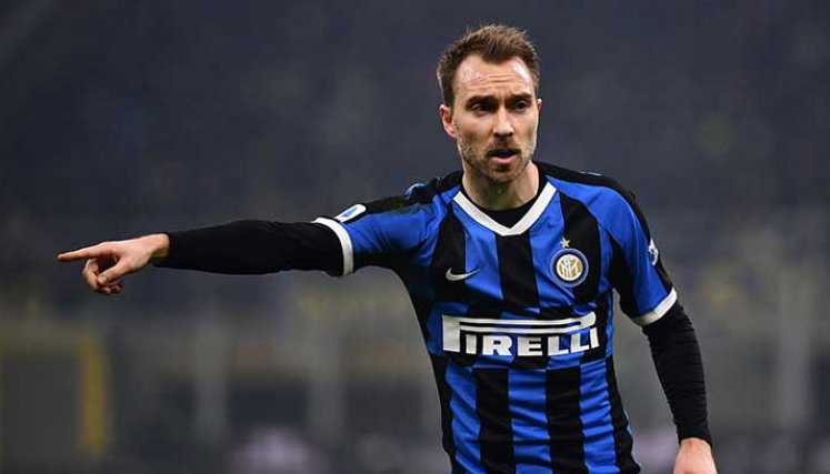 Christian Eriksen, futbolista danés  que deja las toldas del Inter de Milan.