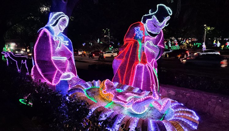 Alumbrado navideño.