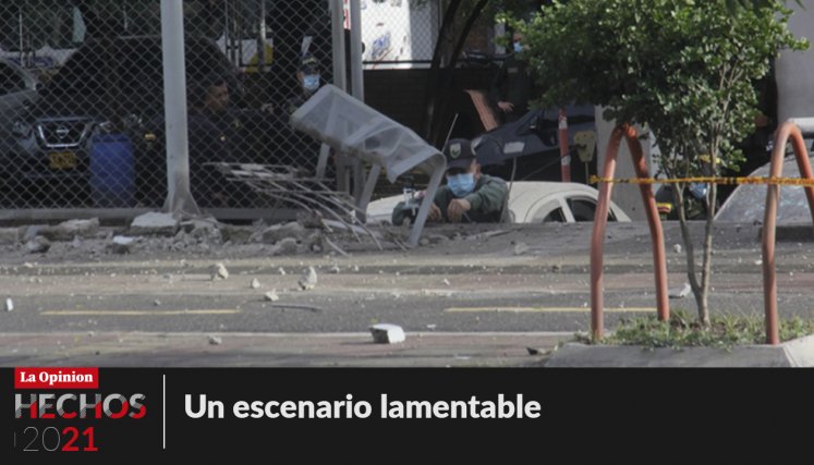Atentado terrorista en Cúcuta.