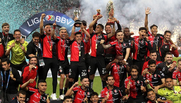 Atlas de México, campeón de la Liga. 