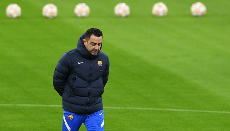Xavi Hernández, técnico del Barcelona FC