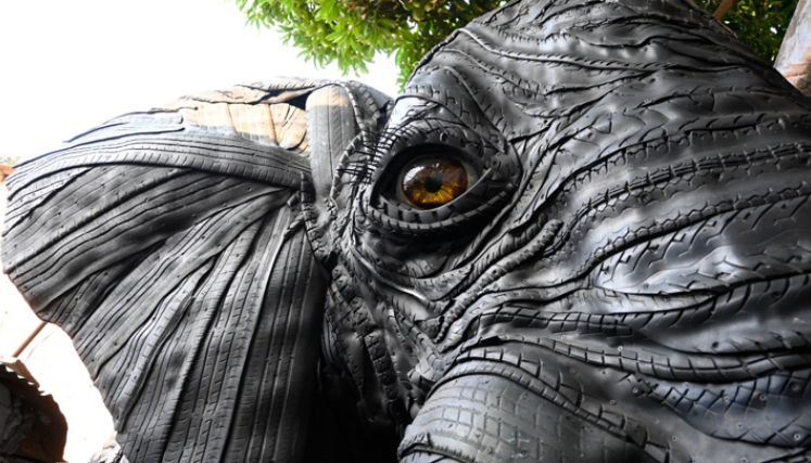 Esta creación fue inspirada en el elefante africano.