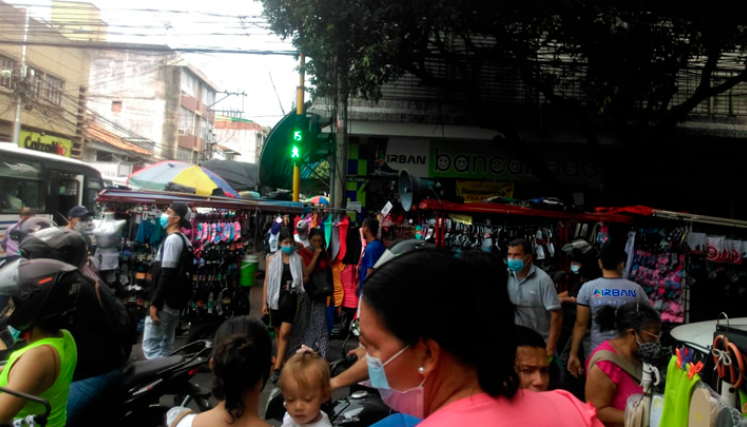 La situación se presenta en la calle 10 con avenida 7 del centro de Cúcuta.