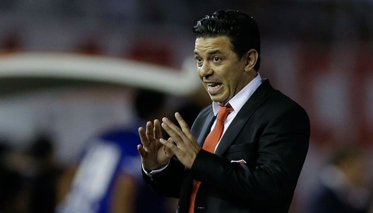 Marcelo Gallardo, DT de River. 