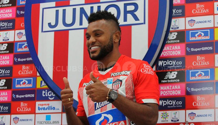 Miguel Ángel Borja regresó al Junior de Barranquilla. 