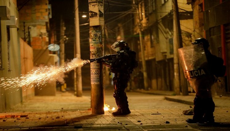La Policía disparó indiscriminadamente contra manifestantes, según el informe de la ONU./ Colprensa